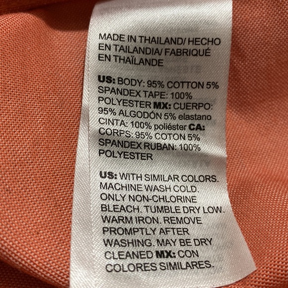 Chico's Women No-Iron Chic Stretch Shirt Button Up 3/4 Sleeve Size 14 - Picture 8 of 12